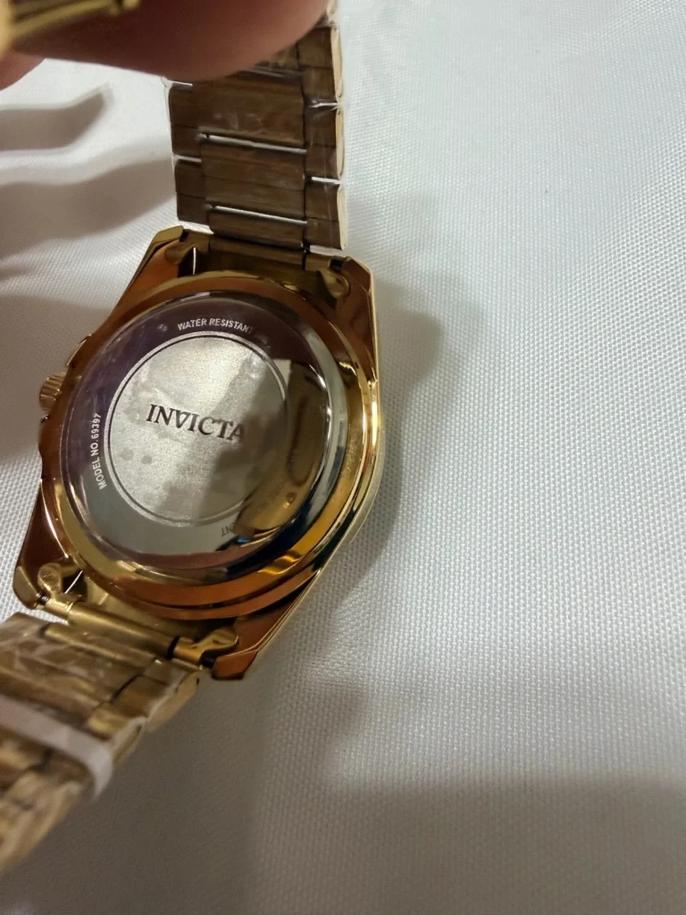 Invicta Gold and Black Men's Bracelet Watch